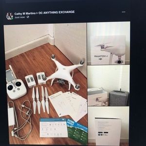 Phantom 4 Drone for sale ! Only used 2 times !